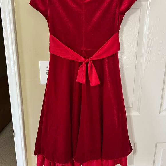 Like New Girl’s Bonnie Jean Christmas Dress Size 12 - Picture 6 of 9